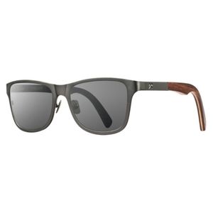 SHWOOD Polarized Titanium & Wood Sunglasses